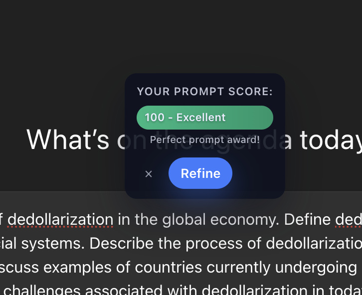 PromptProfile™ Prompt Score
